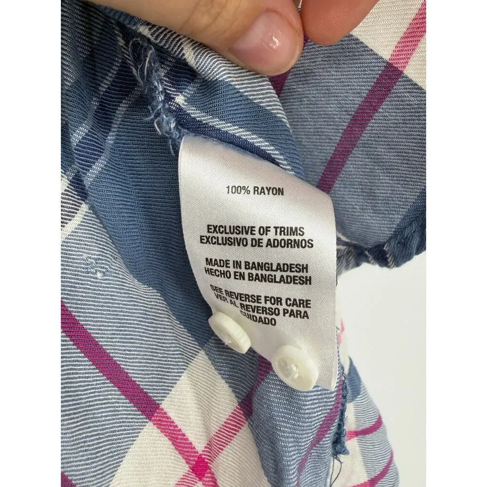 Woolrich roll tab flannel button down